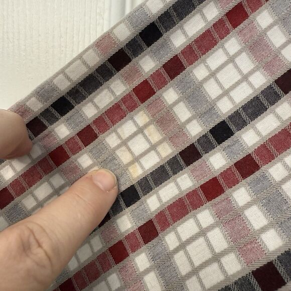 Men’s Ecko Unlimited Red/Black Plaid Short Sleeve Button-Up Shirt Size XL - Picture 3 of 8